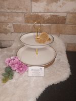 Etagere in beige mit Rand - 2-Teilig - Geschenk Bayern - Burkardroth Vorschau