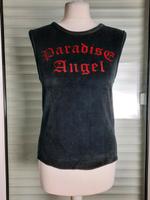 Schwarz rot Top Samt Print Paradise Angel S 36 M 38 Gothic WGT Nordrhein-Westfalen - Werl Vorschau