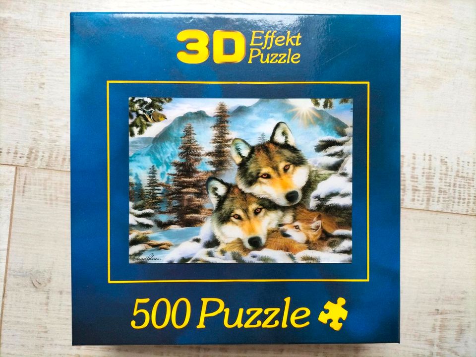 Puzzle 3D Effect, 500 Teile in Lengede
