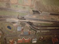 Große Eisenbahnplatte mit Landschaft, Häusern, ... Niedersachsen - Schiffdorf Vorschau
