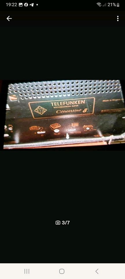 Telefunken Concertino.Bj.1957/1958. in Kappelrodeck