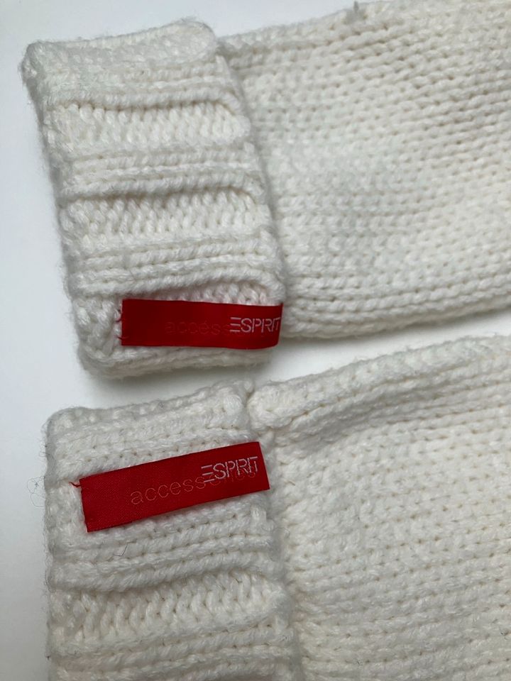 Esprit Handschuhe Offwhite in Leichlingen