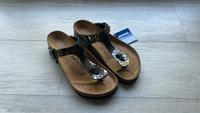 Birkenstock Gizeh Neu Gr. 39 normale Weite schwarz metallic Sachsen-Anhalt - Haldensleben Vorschau