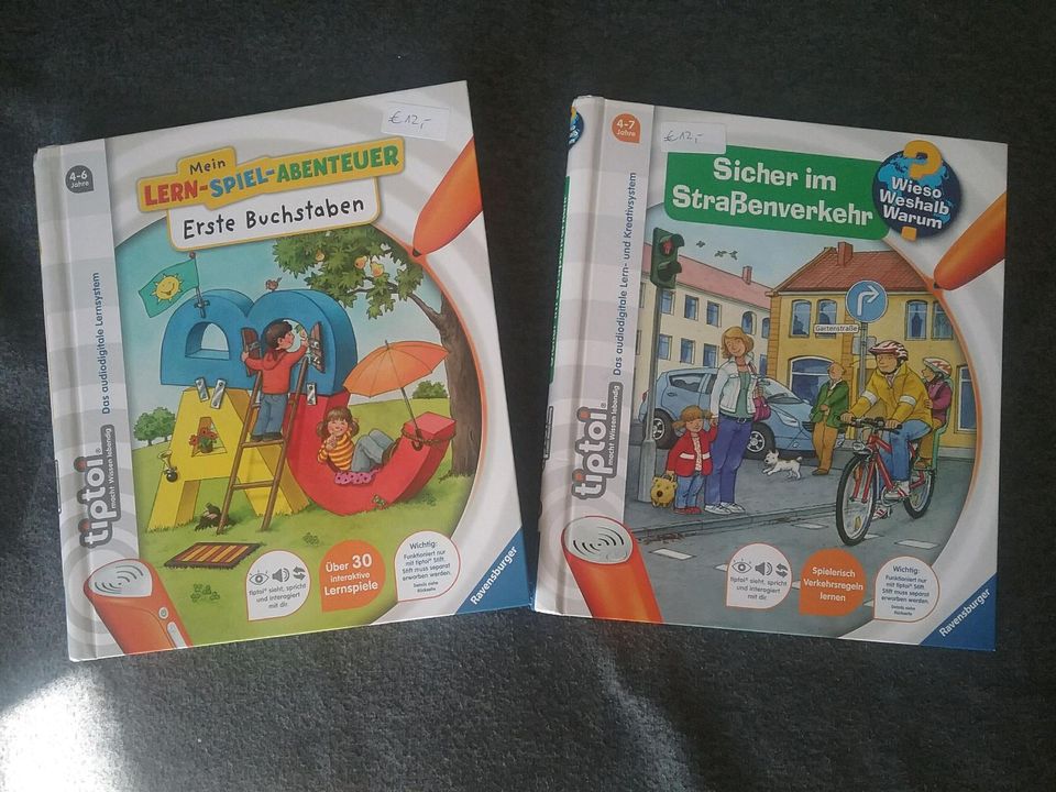 Buch/Bücher Tiptoi "Erste Buchstaben/Im Straßenverkehr" in Nordheim