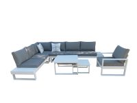 Designer Aluminium Lounge Set Baracoa + Sessel weiß Nordrhein-Westfalen - Xanten Vorschau