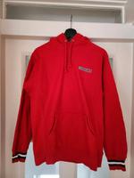 Supreme Striped Cuff Hooded Sweatshirt Hoodie Red Medium Nordrhein-Westfalen - Neuss Vorschau