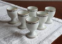 Rarität - Rosenthal Art Déco Balmoral Schwarze Ranke 6 Eierbecher Nordrhein-Westfalen - Korschenbroich Vorschau