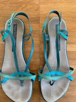 Sandalen * Francesco Morichetti * Gr. 38 * Leder * türkis braun Hamburg - Bergedorf Vorschau