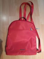 WAIPUNA Damen-Rucksack rot. Zarter blauer Stoff innen. Mit Leder. Hessen - Bad Homburg Vorschau