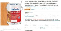 Remmers HK-Lasur pinie/lärche, 20 Liter, Holzlasur aussen, 3in1 Sachsen-Anhalt - Aschersleben Vorschau