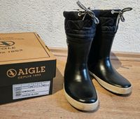 Winterstiefel gefütterte Gummistiefel Aigle Giboulee Barfußschuhe Sachsen-Anhalt - Halle Vorschau