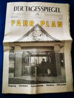 Tagesspiegel - Beilage Fahrplan 1984/85 Berlin - Tempelhof Vorschau