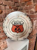 Wanduhr Groß "Route 66", Uhr rund Sachsen - Stollberg Vorschau