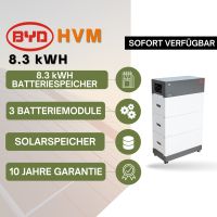 BYD HVM 8,3 kWh Batteriespeicher HVM - 3xBatteriemodul 2,76kWh/1xKontrolleinheit Nordrhein-Westfalen - Paderborn Vorschau