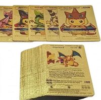 Pokemon Karten Gold Charizard pikachu mew metalloptik Kr. Passau - Passau Vorschau