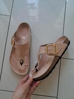 Birkenstock Gizeh Big Buckle "High Shine New Beige" NEU! Niedersachsen - Clenze Vorschau