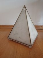 Tischlampe, Leuchte Pyramide Marmor, Metall und Glas Berlin - Charlottenburg Vorschau