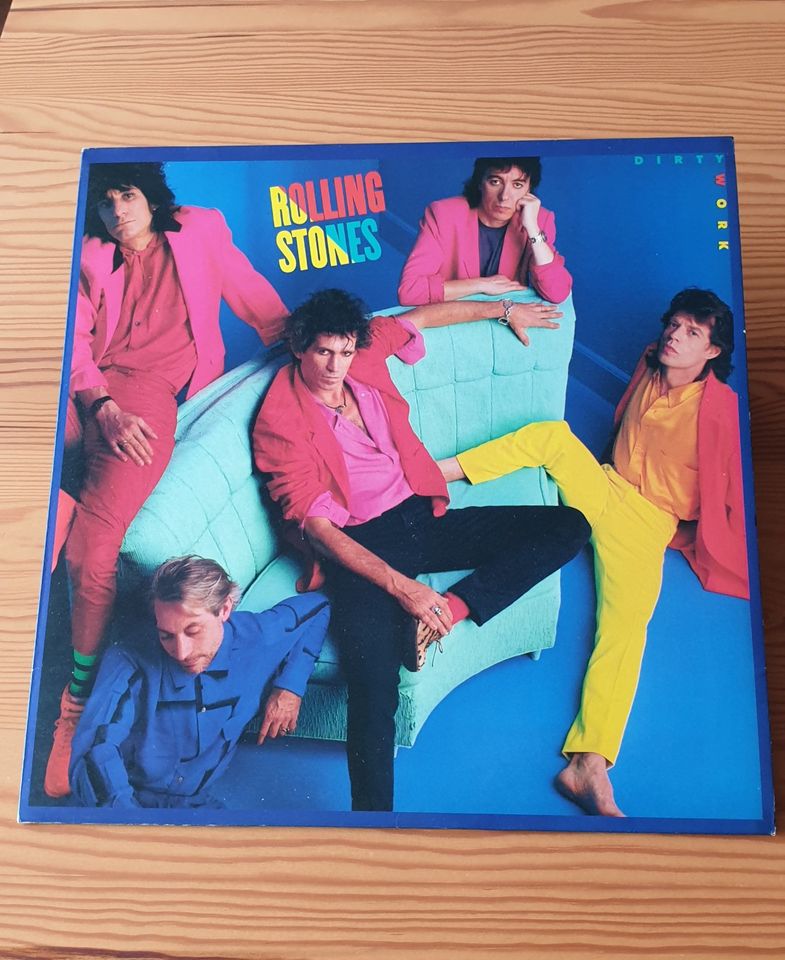 The Rolling Stones „DIRTY WORK“ 1986 in Ditzingen