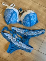 Sexy Push up 80a blau weiß mit Steinchen Bayern - Langquaid Vorschau