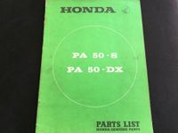 Honda Mofa / Moped PA 50 S / DX Ersatzteil Liste / Hand Buch Kiel - Steenbek-Projensdorf Vorschau