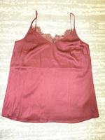 Esprit Spitzen-Top bordeaux mit Blumen-Fransenmuster Gr. M Top Essen - Essen-Ruhrhalbinsel Vorschau