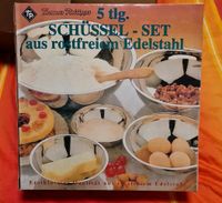 5 Teiliges Schüssel Set Edelstahl Niedersachsen - Eschede Vorschau