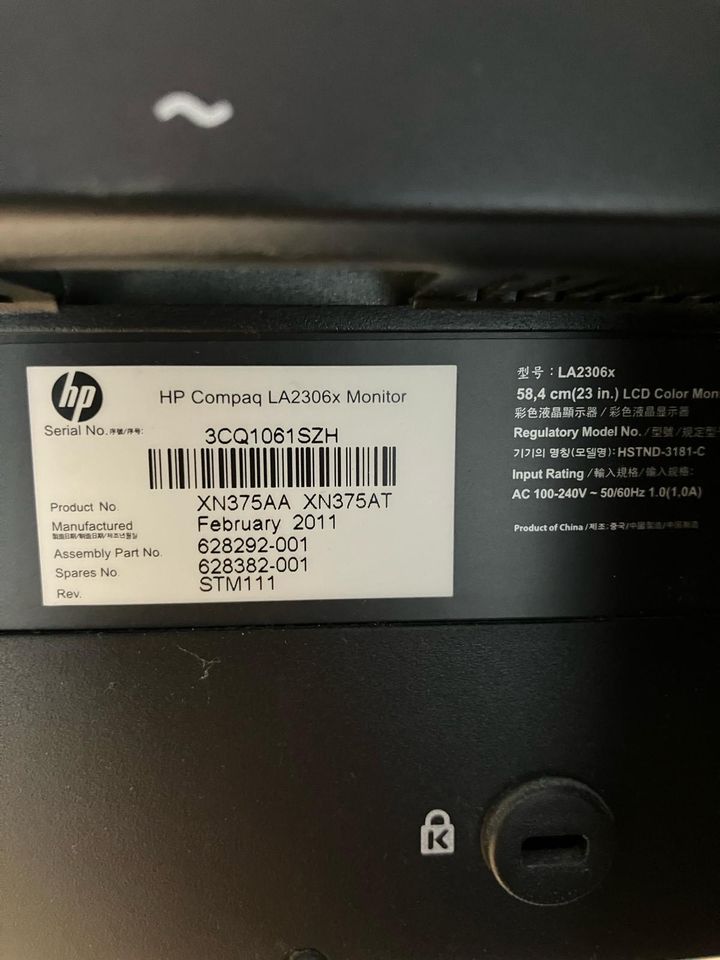 HP Compaq LA2306x Monitor - PC in Reinbek