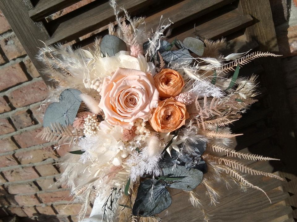 Trockenblumen Strauß, Brautstrauß, Hochzeit, Boho, Handmade in Beelitz