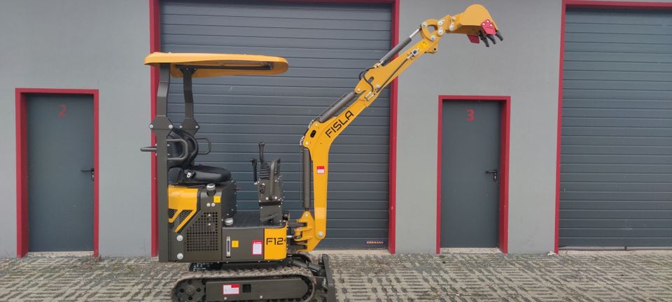 Minibagger Fisla F12+ YANMAR 3TNV70, hydr. verstellbares Fahrwerk in Gifhorn