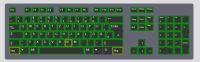 Logitech MK520 advanced Tastatur-Maus-Set West - Nied Vorschau