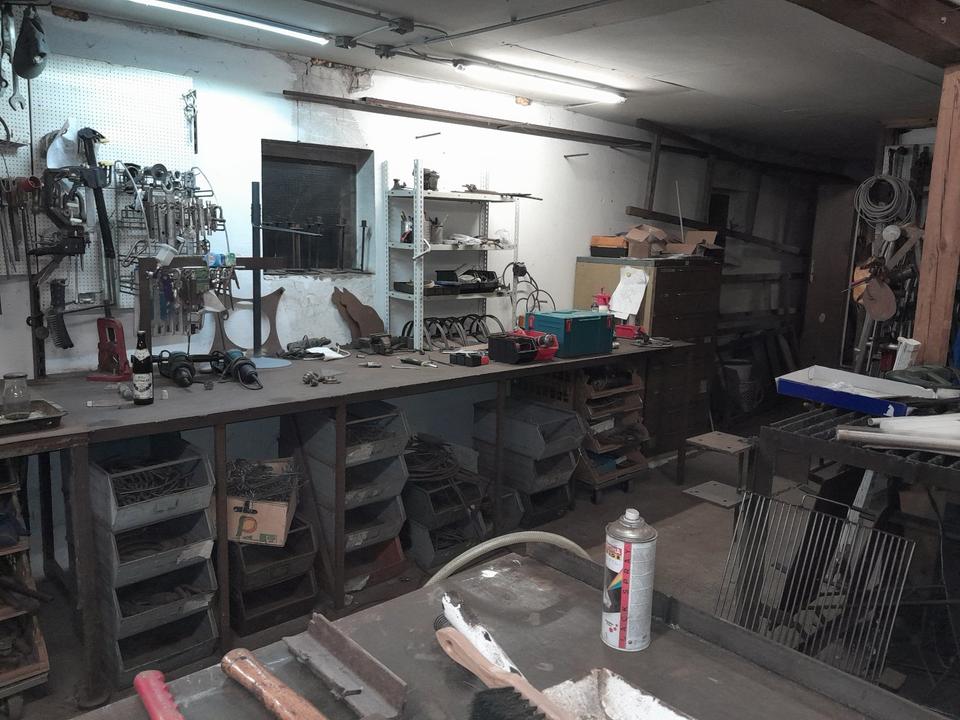 Metallwerkstatt z. vermieten, stundenw. Bastler Kunsthandwerker in Trebel