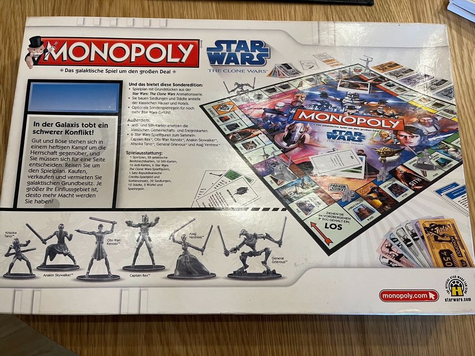 Monopoly Star Wars clone Parker spiel Brettspiel in Dentlein am Forst