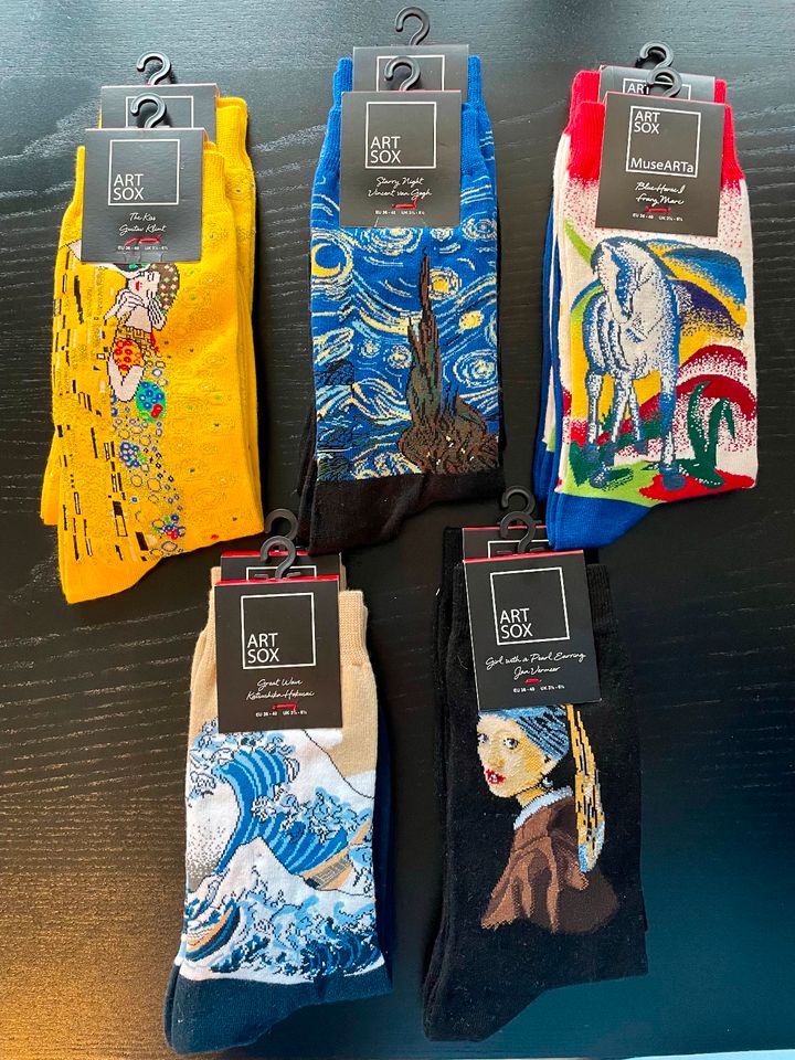 Freizeitsocken mit Kunstmotiven/ MuseARTa/ 36-40, 40-46/ neu in Osnabrück