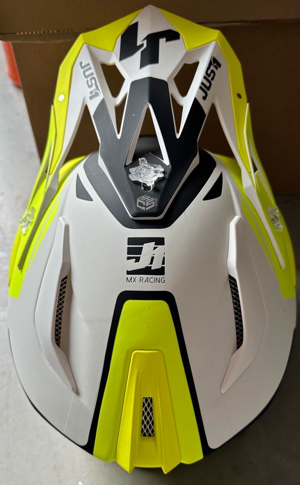 Moto Cross Enduro Helm JUST1 J18 Pulsar Gr. XXL NEU in Neuching