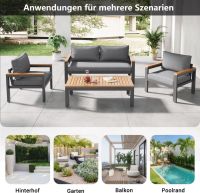 Merax Loungeset, Gartenmöbel-Set mit Rahmen aus verzinktem Stahl, Hamburg-Nord - Hamburg Eppendorf Vorschau