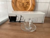 Mokkatassen Espresso mit Untertasse Glas neu 6 Stück Berlin - Neukölln Vorschau