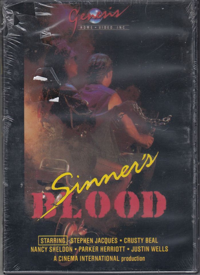 Sinner's Blood DVD 1969 Biker Film Genesis Veröffentlichung in St. Georgen