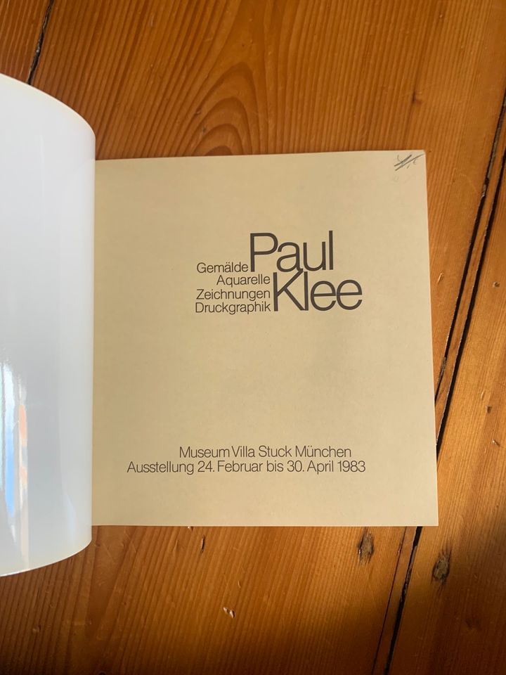 Buch Paul Klee Katalog Villa Stuck Malerei Grafik Aquarell in Leipzig