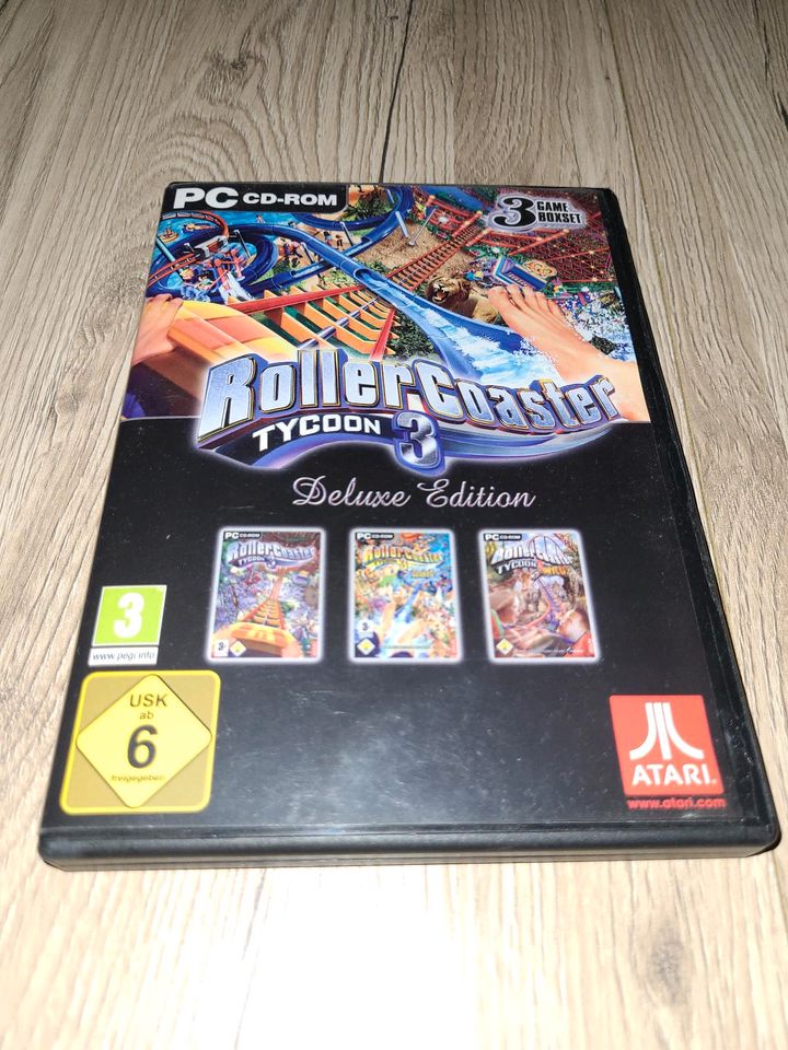 PC CD Rom Roller Coaster Tycoon 3  Deluxe Edition in Uedem