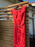 Rotes Kleid von Komma mit Gürtel Baden-Württemberg - Geislingen an der Steige Vorschau