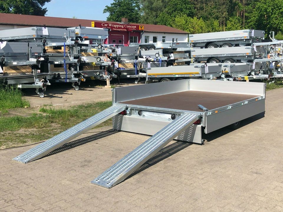 ⭐️ Eduard Auto Transporter 1500 kg 311x200x30 cm Rampen Winde 56 in Schöneiche bei Berlin