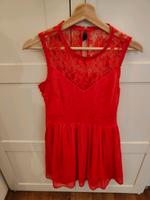 Kleid Vero Moda, rot/orange, Größe S mit Spitze, knielang Niedersachsen - Goslar Vorschau