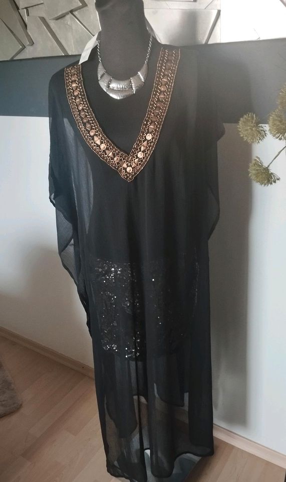 Neu ❣️ gr 52/54 badekleid chasseuble schwarz gold in Königsbrunn