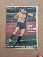 Original Kicker Poster 69 rar, Jupp Martinelli, Alemannia Aachen Bayern - Augsburg Vorschau
