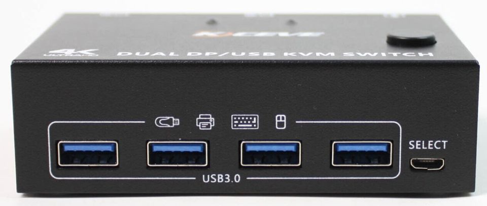 8K KVM202DPA DisplayPort Switch 2 PC 2 Monitore 8K 30Hz 4K 144Hz in Mühlacker