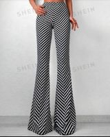 SHEIN Frenchy Schlaghose Mit Chevron Muster Niedersachsen - Vienenburg Vorschau