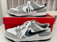 NIKE Sneaker Mod.“DUNK LOW“ weiß-grau-schwarz-blau Gr.41, US 8 Nordrhein-Westfalen - Rheine Vorschau