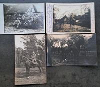 4 Foto Ansichtskarten 1.WK Soldaten auf Pferd Uniform Weltkrieg Bayern - Lindau Vorschau