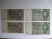 50 20 Reichmark 1924 Reichsbanknote Banknote Geld Mark Geldschein Bayern - Würzburg Vorschau