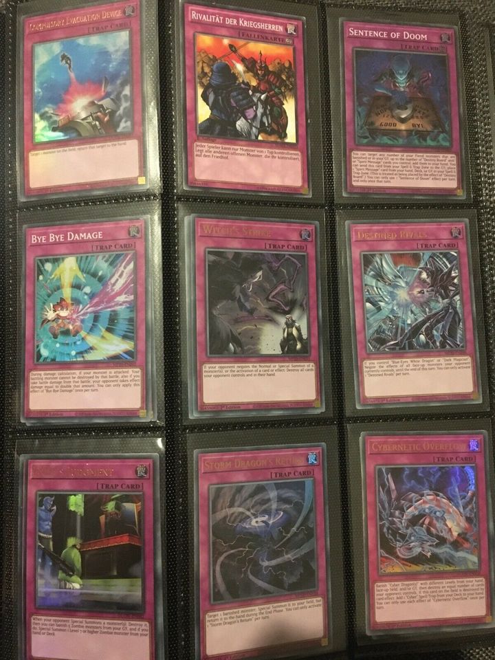 Yu Gi Oh, Sammlung, Fallenkarten, Selten, Holos in Altshausen